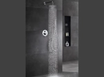 Robinetterie de douche, encastrable moderne, ensemble avec douche de tête et douchette à main. Composé d’une tête de douche large pour un effet pluie, d’une douchette, et d’un mitigeur encastré - GARANTIE 5 ANS - LIVRAISON OFFERTE en 5 à 6 Jours